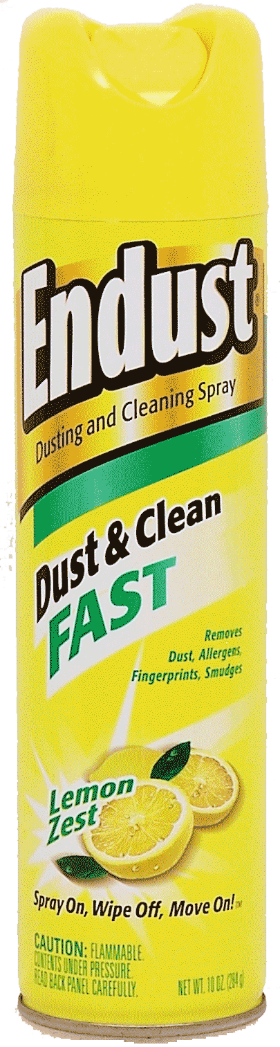 Endust&nbsp;&nbsp;furniture dusting spray no-wax cleaning, lemon scent Full-Size Picture
